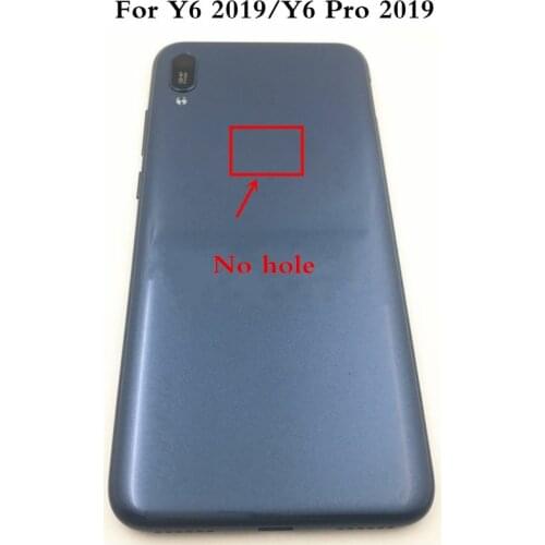 Original 6.1 inch NEW For Huawei Y6 2019 / Y6 Prime 2019 / Y6 Pro 2019 Back Battery Cover Door Housing case Rear