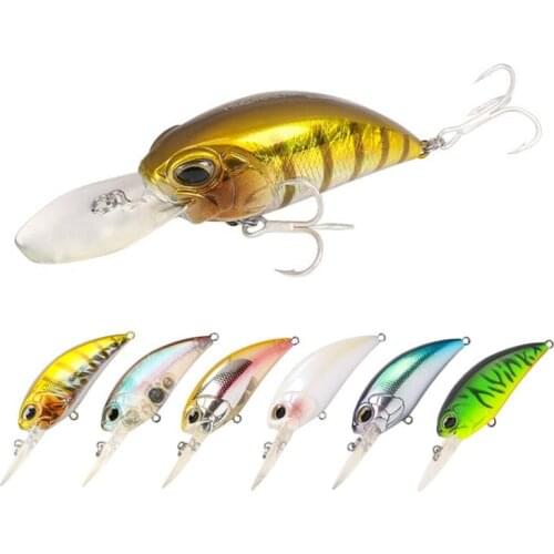 Deep Diving Crankbait Fishing Lure 6cm 16g Artificial Hard Bait Fishing Wobbler Fresh Salt Water Sea Fishing Lure