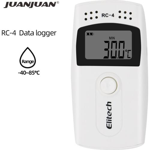 RC-4 USB Temperature Data Logger Datalogger Recorder External Sensor 16000 Point for Warehouse Storage Laboratory 30% off
