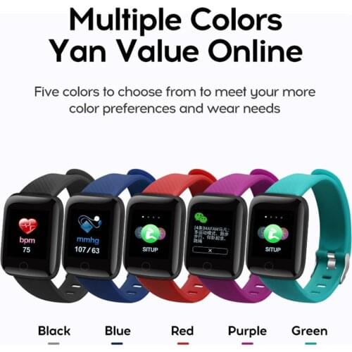 Men M16Plus Smart Watch Real-time Weather Forecast Activity Tracker Heart Rate Monitor Sports Ladies Smart Watch For Android IOS