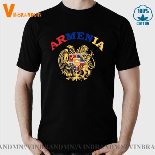 Funny Men T shirt Women Novelty T-shirt Armenia Pride Armenian Flag Coat of Arms Jersey T-Shirt Nation Patriotic TShirt