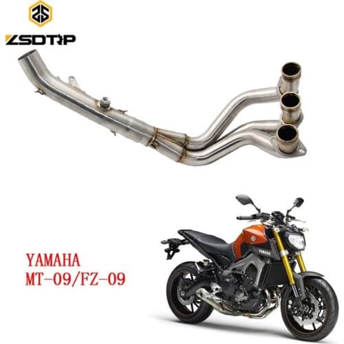 ZSDTRP Motorcycle Modifiy exhaust pipe case for yamaha FZ-09/MT-09 racing motor model Stainless steel material