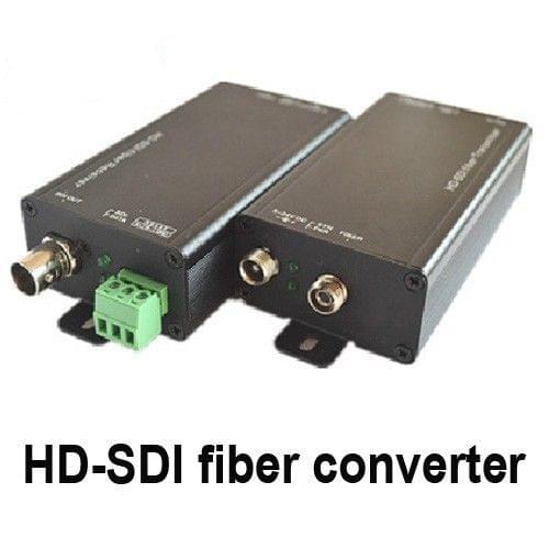 1 Pair 1 Channel Mini SD HD-SDI Video Optical Fiber Converter Transceiver Transmitter + Receiver 1V1D RS485 FC BNC 1310nm 1550nm