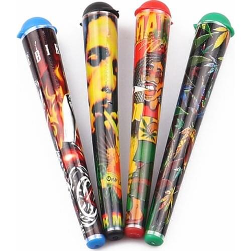 1pc Palstic 120MM Doob Tubes Stash Jar Joint Holder Storage Paper Cigarette Cones Holder Pill Box Waterproof,Color Random