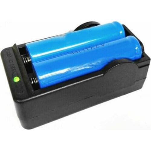 18650 Battery Charger EU US Plug Quick Smart Chargers 3.7v Charging Rechargeable Li-ion Lithium Dual 2 Slot DC 4.2V 650mA