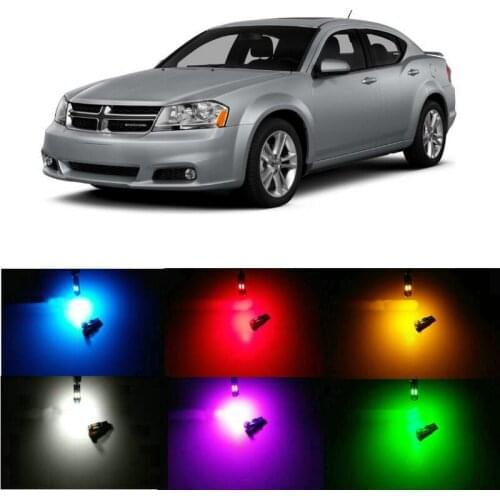 20pc/lot canbus t5 Instrument Dashboard LED Light Bulbs For Dodge avenger caliber colt dakota intrepid magnum neon nitro