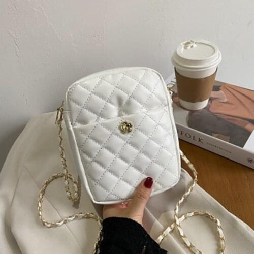 2020 new lattice Mobile Phone Mini Bags Small Clutches Shoulder Bag Crocodile Leather Women Handbag Clutch Purse Handbag Flap