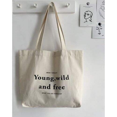 2021 Tote Bag Womens Shoulder Bag Shopper Designer Handbag Fashion Casual Japanese Style Retro Bicycle Letter Print Canvas Bags