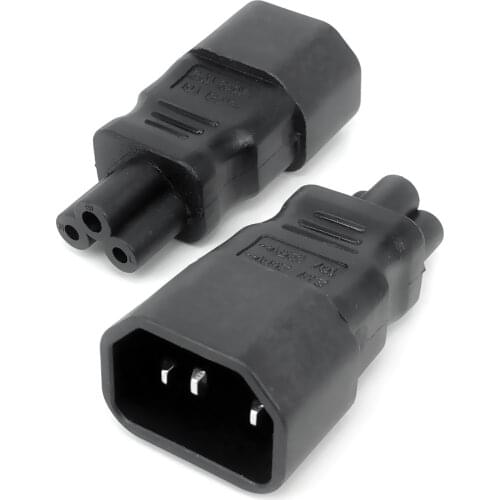 IEC320 C14 to C5 pdu UPS plug female Power adapter PLUG CONVERTER C6 to C13 Changer