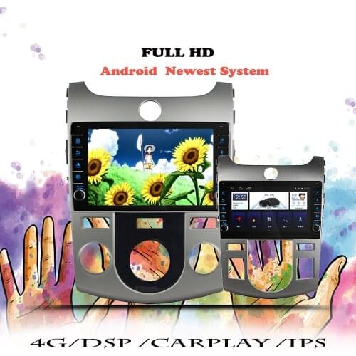Car Auto Radio For KIA Forte 2008 2009 2010 2011 2012 2013 Android Navigation GPS Multimedia Player DVD Head Unit Tape Recorder