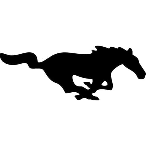 SZWL Wild Mustang Horse Car Sticker Creative Waterproof Vinyl Auto Decal Accessories Graphic for Door Cars Window,10cm*3cm