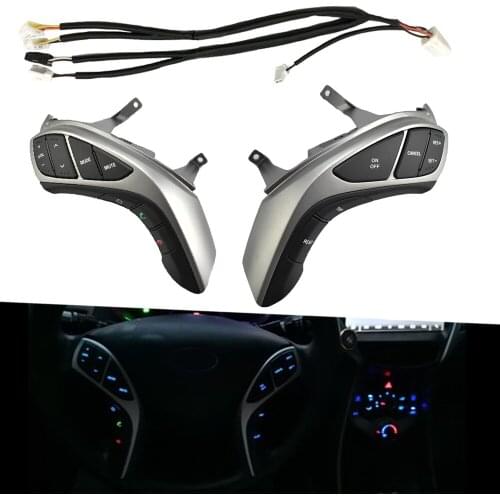 BINGWFPT For H yundai Elantra 2012 2013 2014 Multifunction Control Steering Wheel Buttons volume audio cruise function switch