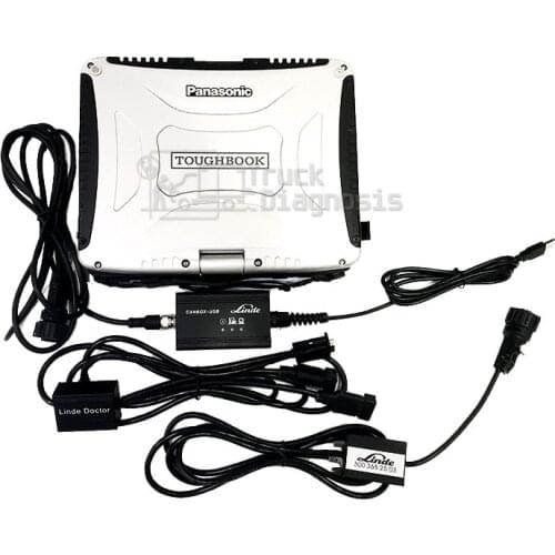 For Linde Canbox Diagnostic Tool Doctor Forklift USB With Laptop Linde diagnostic cable forklift pathfinder truck scanner