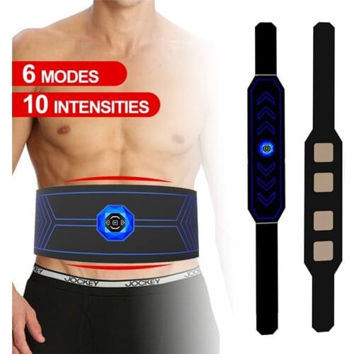EMS Muscle Stimulator ABS Abdominal Muscle Trainer Exercise Weight Loss Relaxation Body Fitness Home Gym Workout Equipment