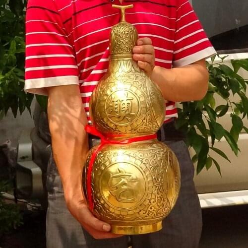 Feng shui bagua copper ornaments copper hyacinth great treasure WEDDING GIFT PENDANT Home Furnishing furnishingsroom Art Statue