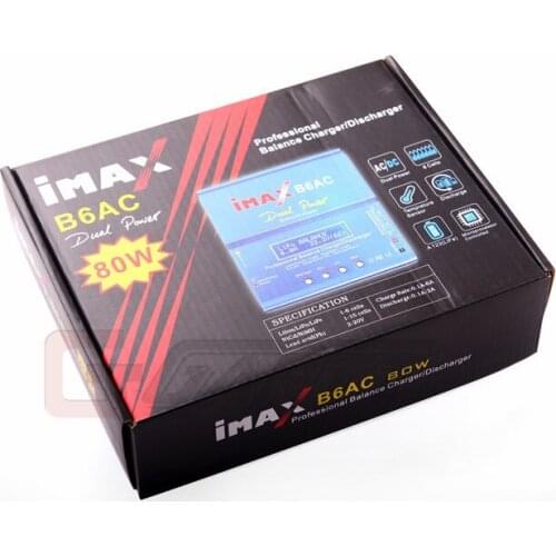 Freeshipping IMAX B6AC Digital LCD Lipo NiMH Intelligent RC Battery Balance Charger B6