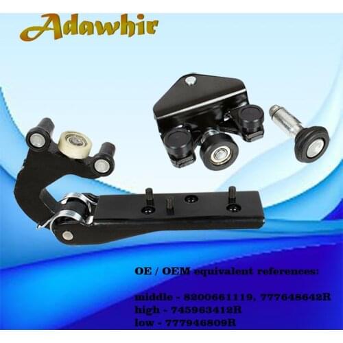 3 Set Sliding Door Guide Roller Right For Renault Master III NISSAN NV400 OPEL Movano B 8200661119, 777946809R, 745963412R