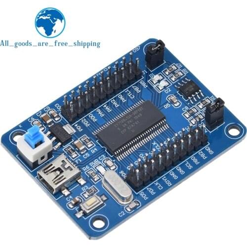 TZT EZ-USB FX2LP CY7C68013A USB Core Board Development Board USB Logic Analyzer With I2C Serial SPI Interface Module Mini USB