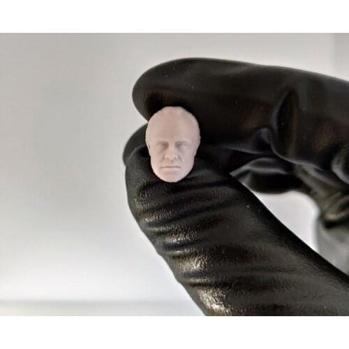 1/18 Scale The Godfather Vito Corleone Head Sculpt Unpainted Fit 3.75" Figure