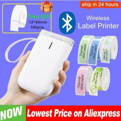 Niimbot-D11 Portable Thermal Printer for Home and Office Use, Fast Pocket Label Printing Machine, with Bluetooth