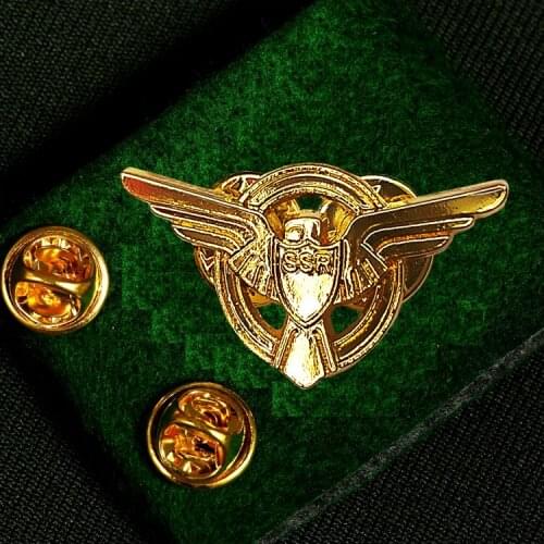 SSR Captain America collar flower US collar flower military fan metal badge cap badge collar badge personality badge