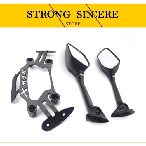For Yamaha XMAX 150/250/300 2017-2019 Motorcycle front Stand Holder SmartphoneMobile Phone bracket GPS Plate mirror Bracket