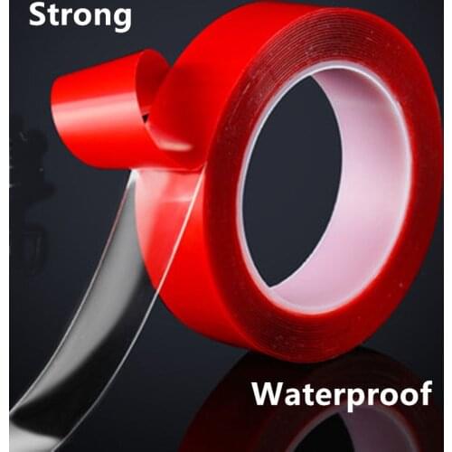 20mm*3M 1mm thicknessTransparent Double Sided Tape Sticker For Car High Strength High Strength No Traces Adhesive Sticker