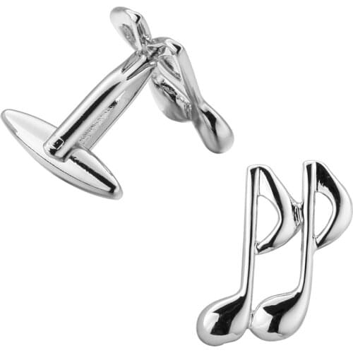 Plain Metal Base Copper Music Notation Pattern Men Jewelry Shirt Cuff Links Wedding 3 pair pack sale