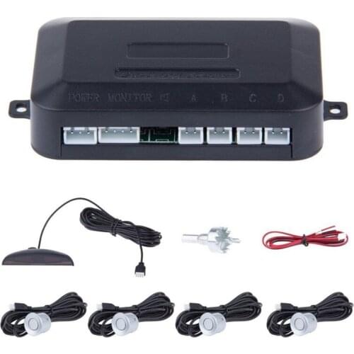With 4 Sensors Car LED Parking Sensor de estacionamento Assist Reverse Backup Radar Monitor System Backlight Display parktronic