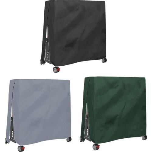 Oxford Cloth Folding Table Cover Outdoor Table Tennis Table Folding Sun Chair Cove Black Green Durable Wind Water Proof Cover
