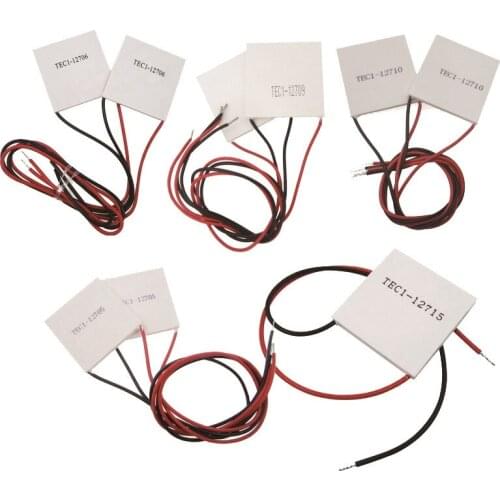 TEC1-12705 Thermoelectric Cooler Peltier TEC1-12706 TEC1-12709 TEC1-12710 TEC1-12715 40*40MM 12V Peltier Elemente Module