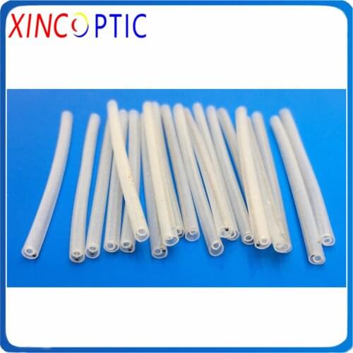 0.5*35MM Heat Shrinkable Optic Fiber Splice Fusion Protection Tube Fiber Splice Sleeve CWDM Shrink 1*0.5mm Steel Rod Protective