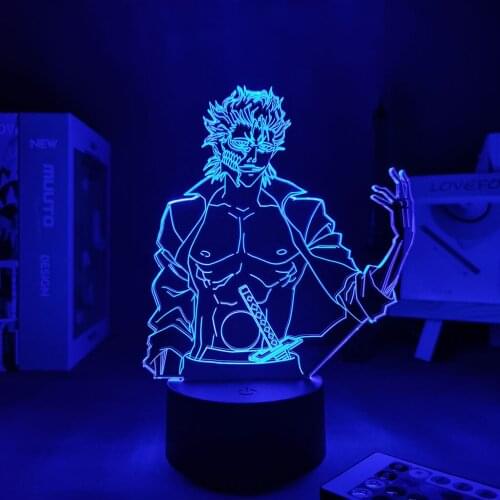 USB Light Anime Bleach Grimmjow Jaegerjaquez Decor Night Lamp Bleach Gift Acrylic Neon 3d Lamp Grimmjow Led Night Light for Home