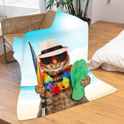 Nap Blanket Velvet Plush Blanket Bedspread Animal Autumn and Winter Warm Sofa Blanket Double-Sided Flannel Airable Blanket