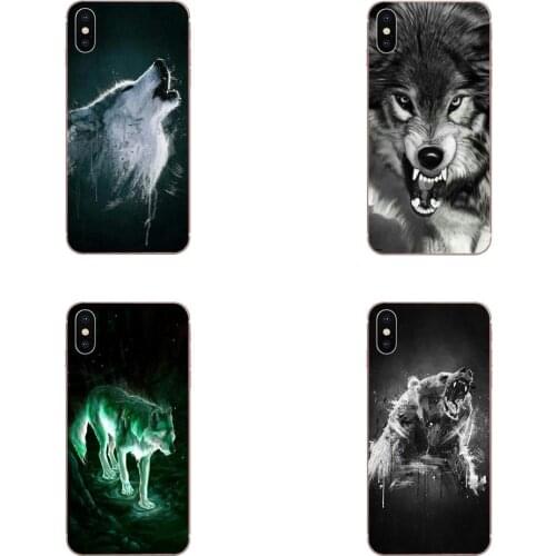 Fierce Wolf And Tiger Diy Colorful For Huawei p40 lite pro Honor 20i 20 10i 10 lite Y9 Y7 Y6 Y5 Prime 2019 2018 Mate 20 Lite