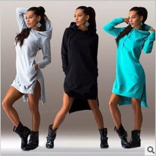 Women Hooded Autumn Hoodie Long Sleeve Slim College Style Women Hoody Dress Letter Print Hooded Front Pocket Sweatshirt