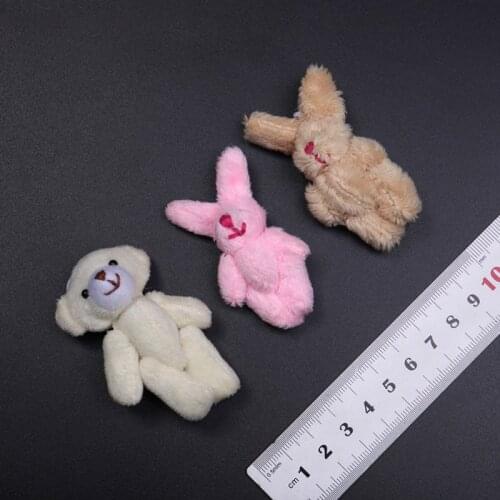 1/6 Soldier Doll Cute Fluffy Bear Cute Rabbit, Mini Figure Doll Toy 12-inch Action Figure Scene Accessories Models In Stock