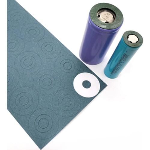 1sheet=36pcs Single Round Highland Barley Paper 32650 Battery- Pack Special Insulating Gasket
