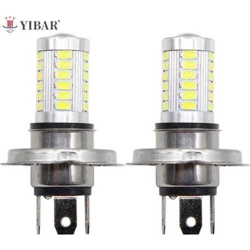 1Pc H4 LED Lamp Car Headlight 33 SMD 5630 5730 Light Bulb Auto Automobile Fog Light