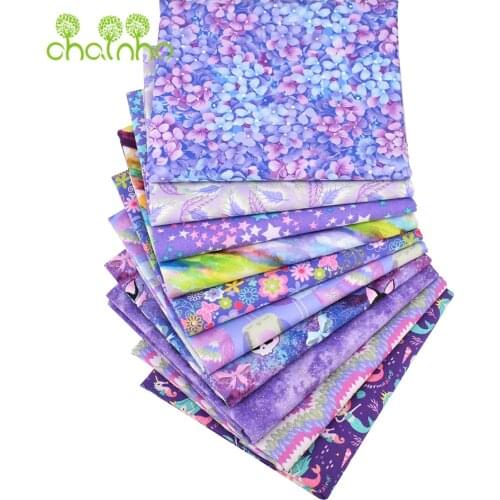 10pcs/Iot,Plain Cotton Fabric,Patchwork Cloth,Bronzing Series Of Handmade DIY Quilting&Sewing Crafts,Cushion,Bag Material
