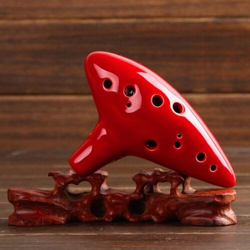 12 Holes Ocarina Alto C Key Flute Ocarina Zelda 12 Holes ALTO AC Ocarina Folk Music Instrument fluta ocarina