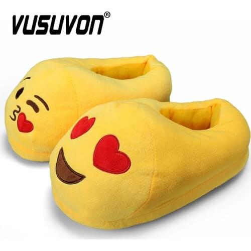 2020 Men Slippers Women Winter Warm Plush Slippers Soft Indoor Floor Slippers Non-slip Home Shoes Christmas Funny Halloween Gift