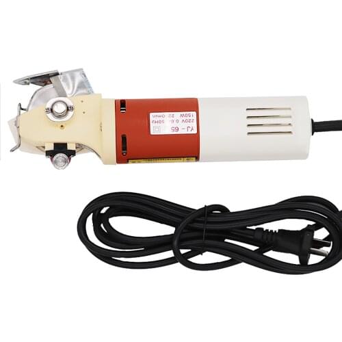 220V Handheld Electric Scissor YJ-65 Electric Round Knife Cutting Machine Fabric Cloth Slitting Machine Rag Cutter Shear