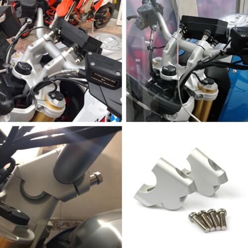 For BMW R1200R R1200 R R 1200 R 1200R 2014 2015 2016 Motorcycle Accessories Handle Bar Clamp Raised Extend Handlebar Mount Riser