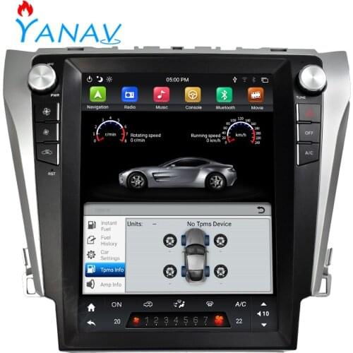 Car Radio Audio 2 DIN Android Stereo Receiver For-TOYOTA Camry 2012-2016 GPS Navigation Multimedia DVD Player HD Vertical Screen