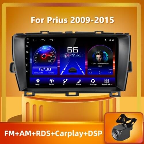 PEERCE For Toyota Prius XW30 2009 - 2015 Car Radio Multimedia Video Player Navigation stereo GPS Android 10 No 2din 2 din dvd