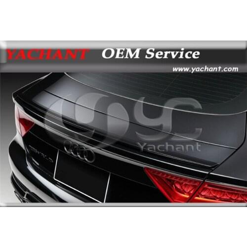 FRP Fiber Glass WA Style Trunk Spoiler Rear Spoiler Rear Wing Fit For 2011-2014 A7 Sporback