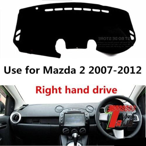 Taijs 3 Colours Right Hand Drive Synthetic Material Car Dashboard Cover Dash Mat for Mazda 2 Demio 2007 2008 2009 2010 2011 2012