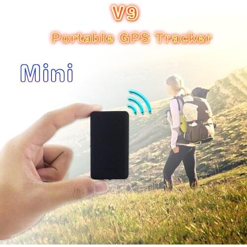 V9 Mini size GPS Tracker With Strong Magnetic long-standby SOS Remote monitoring GPS+WFi+Beidou+LBS Positioning 2600mAh Battery