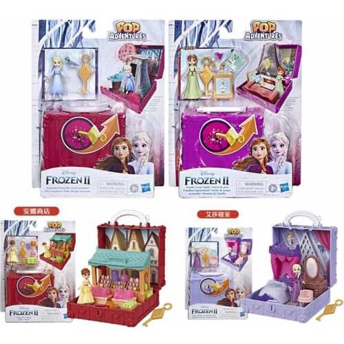 Hasbro Genuine Disney Frozen Scene Series Elsas Bedroom Annas Shop Model